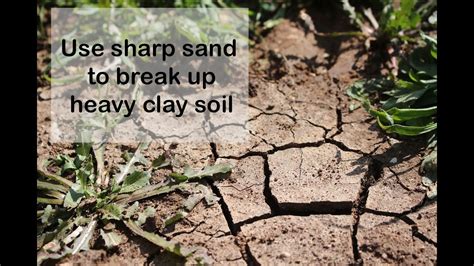 On my tracks here in Kansas, we have to soften the <b>soil</b> to make lots of traction. . What chemical breaks up clay soil